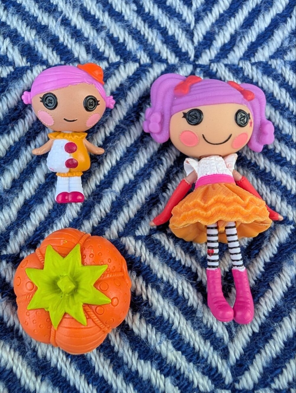 Lalaloopsy Mini Peanut Big Top, Squirt Little Top & Pumpkin Accessory Lot - Picture 2 of 4